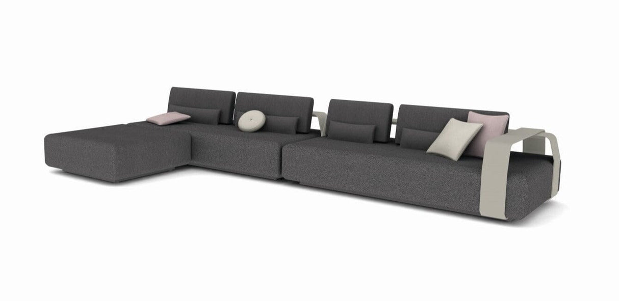 Manutti Kumo Concept 4, coussins en sus Shingle AF11