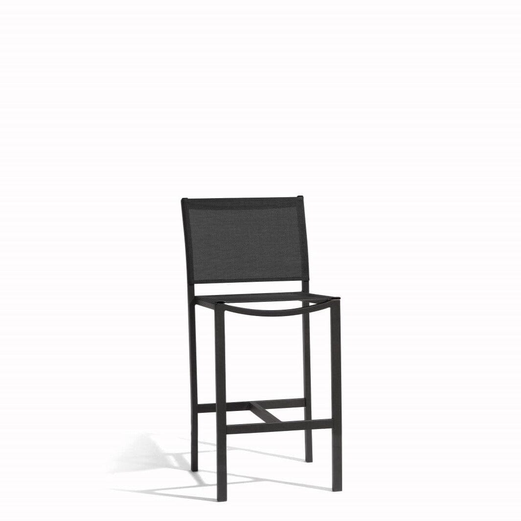 Manutti Latona Barstool 60 Lava AF10 - Textiles Black (T007)