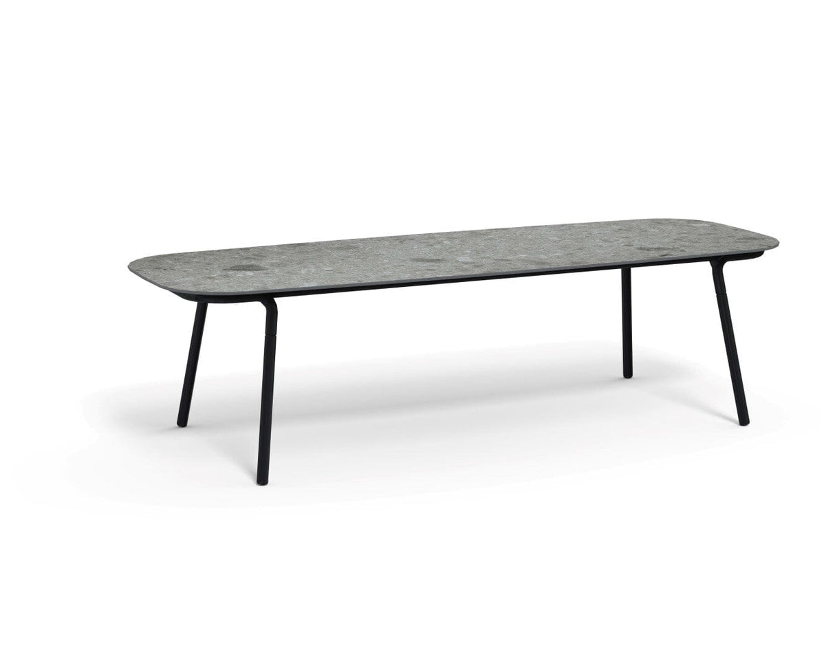 Manutti Minus Table 280x100cm D 75h Hauteur: 75cm Lava AF10 Céramique Fossil 12mm (5K53)