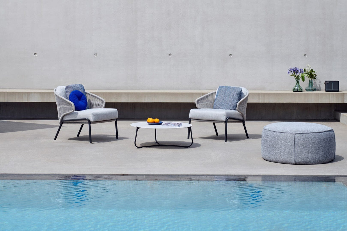 Manutti Mood Coffee table - Table basse ronde Ø 100cm h:33cm Plateau Céramique ou HPL