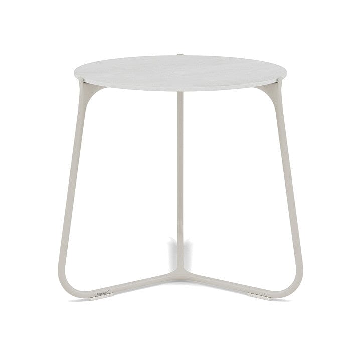 Manutti Mood Coffee table - Table basse ronde Ø 42cm h:45cm Plateau Céramique ou HPL Flint SF13 Ceramic Perla 12mm 5K66