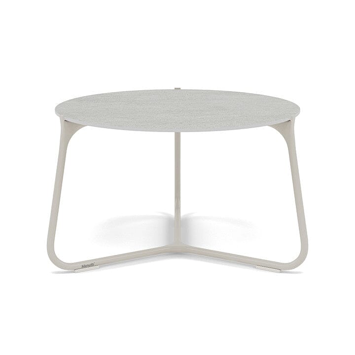 Manutti Mood Coffee table - Table basse ronde Ø 60cm h:38cm Plateau Céramique ou HPL Flint SF13 Ceramic Concrete 12mm 5K68