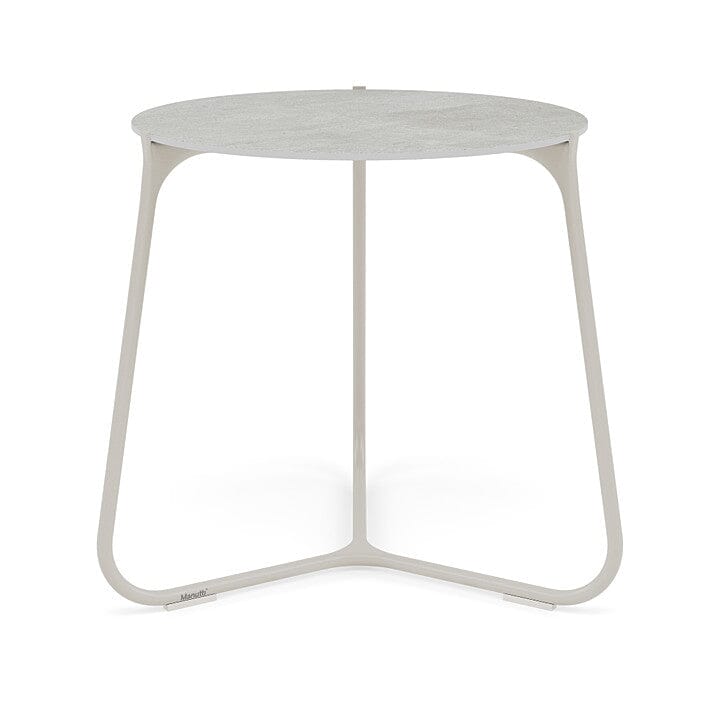 Manutti Mood Coffee table - Table basse ronde Ø 60cm h:56cm Plateau Céramique ou HPL Flint SF13 Ceramic Concrete 12mm 5K68