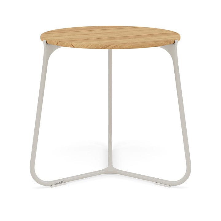 Manutti Mood Coffee table - Table basse ronde Ø 60cm h:56cm Plateau Teck Flint SF13 Teak Brushed 2H36