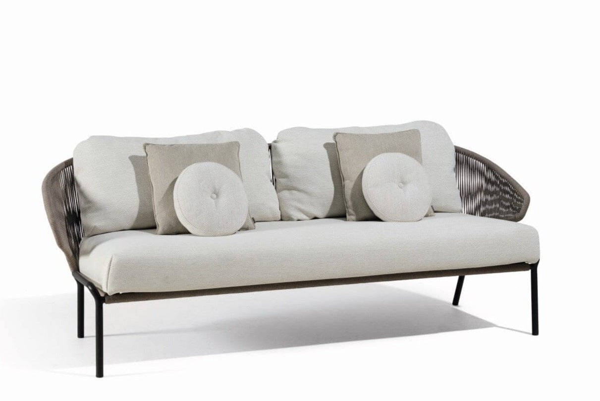 Manutti Radoc Radius Canapé 2,5-Seater, coussins en sus Lava SF10 - Rope Bronze 4,5mm (1R01)