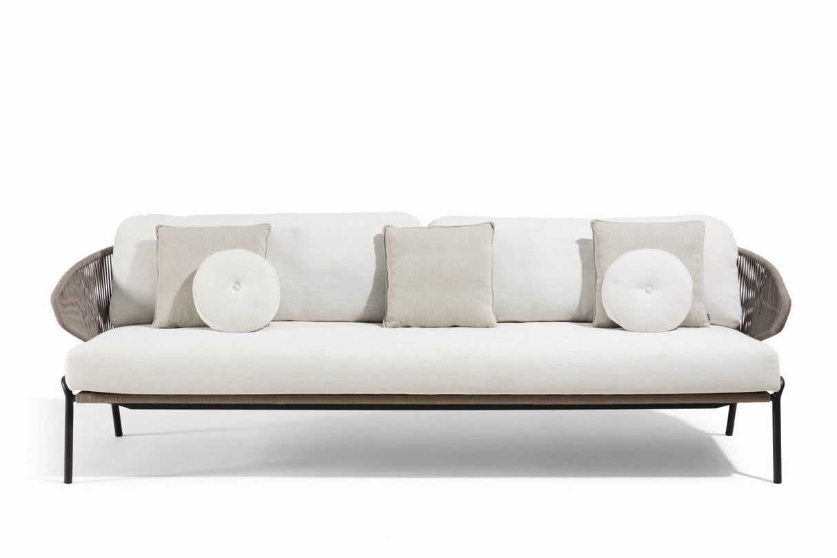 Manutti Radoc Radius Canapé 3-Seater, coussins en sus