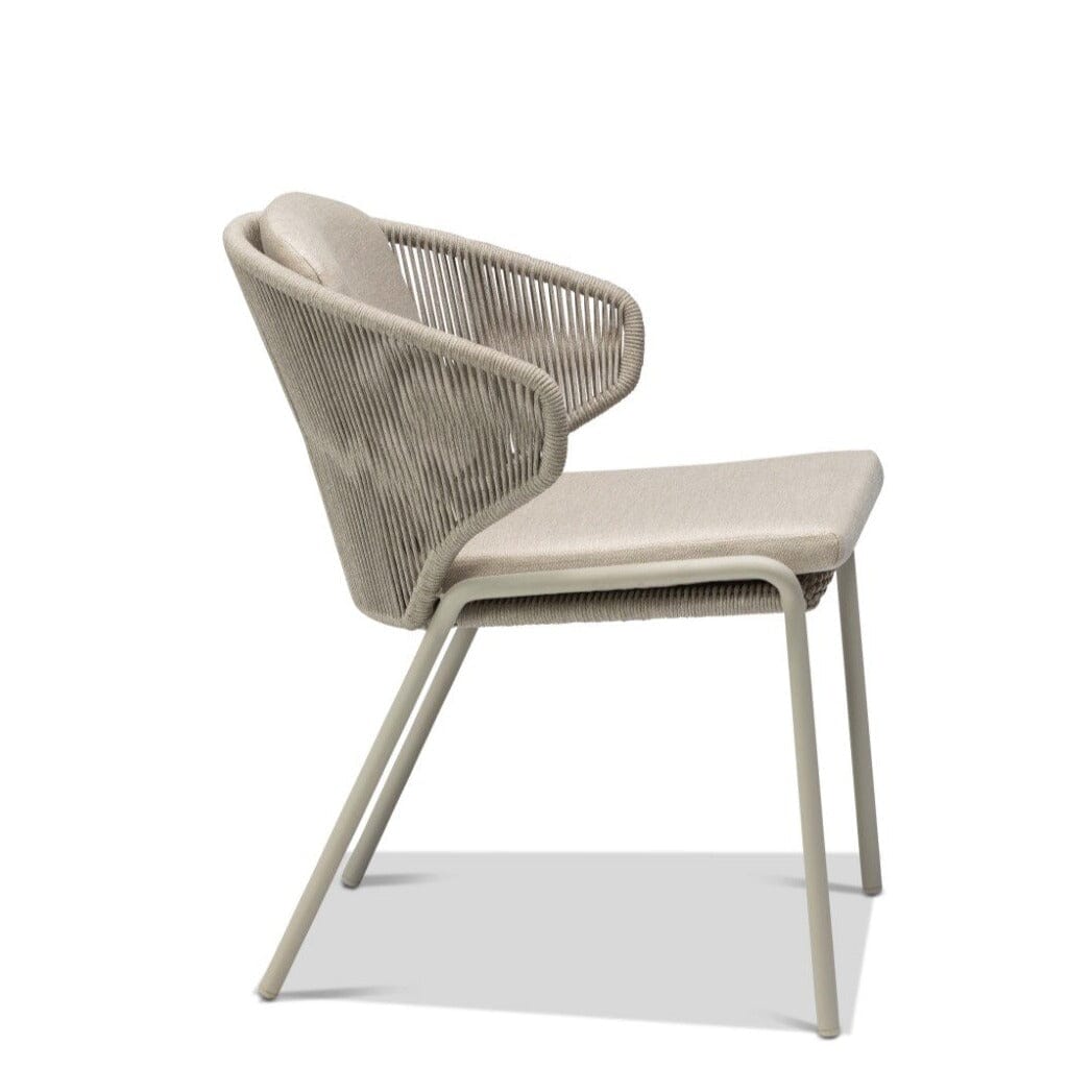 Manutti Radoc Radius Fauteuil repas, coussins en sus