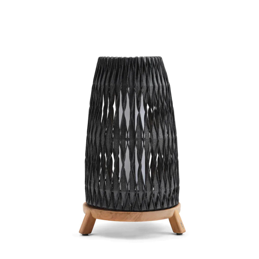 Manutti Sandua Lighting LED Large Teak Natural HFTK Dicord Anthracite 1B01