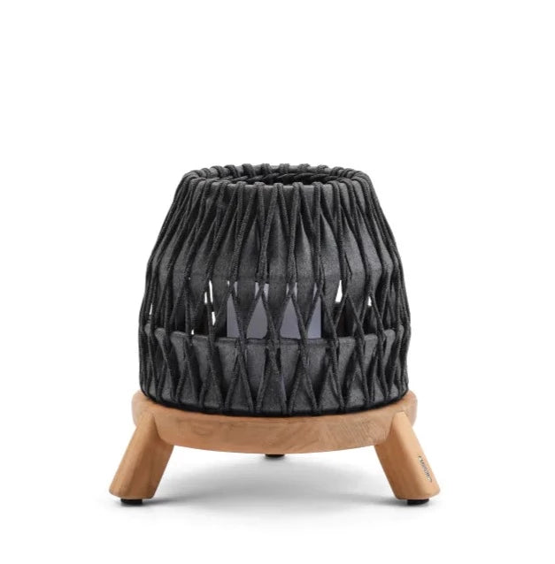 Manutti Sandua Lighting LED Small Teak Natural HFTK Dicord Anthracite 1B01