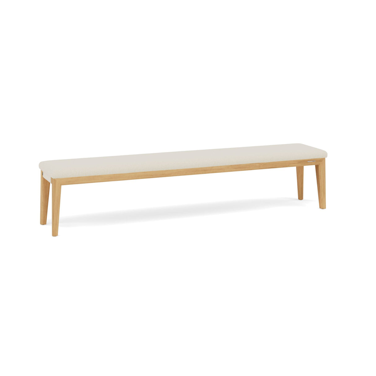 Manutti Sunrise Bench 235x42cm Hauteur: 50cm, coussins en sus Teak Brushed (HFTB) + Teak Brushed (2H36)