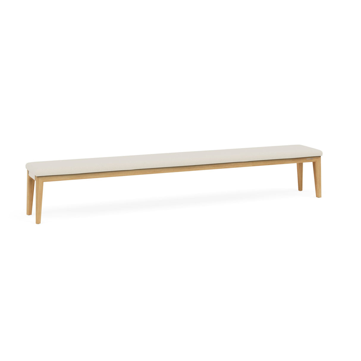 Manutti Sunrise Bench 300x42cm Hauteur: 50cm, coussins en sus Teak Brushed (HFTB) + Teak Brushed (2H36)