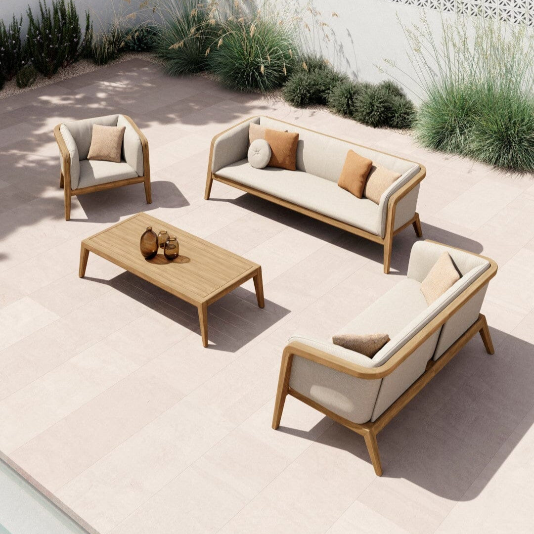 Manutti Sunrise Canapé 2-Seater, coussins en sus