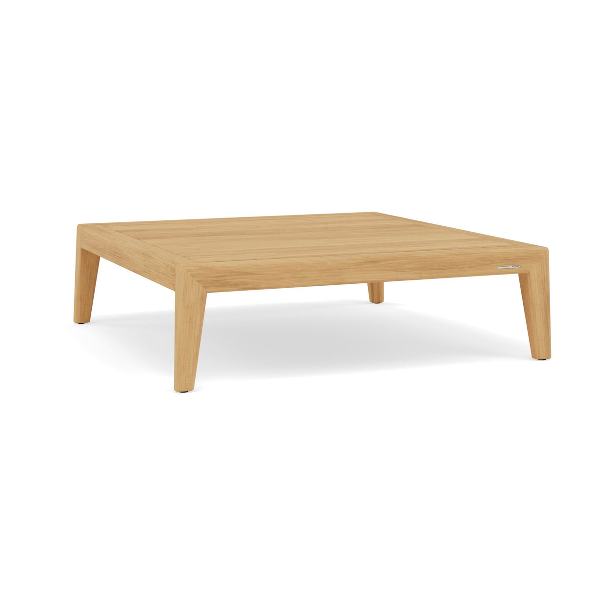 Manutti Sunrise Coffee Table 120x120cm Hauteur: 35cm Teak Brushed (HFTB) + Teak Brushed (2H36)