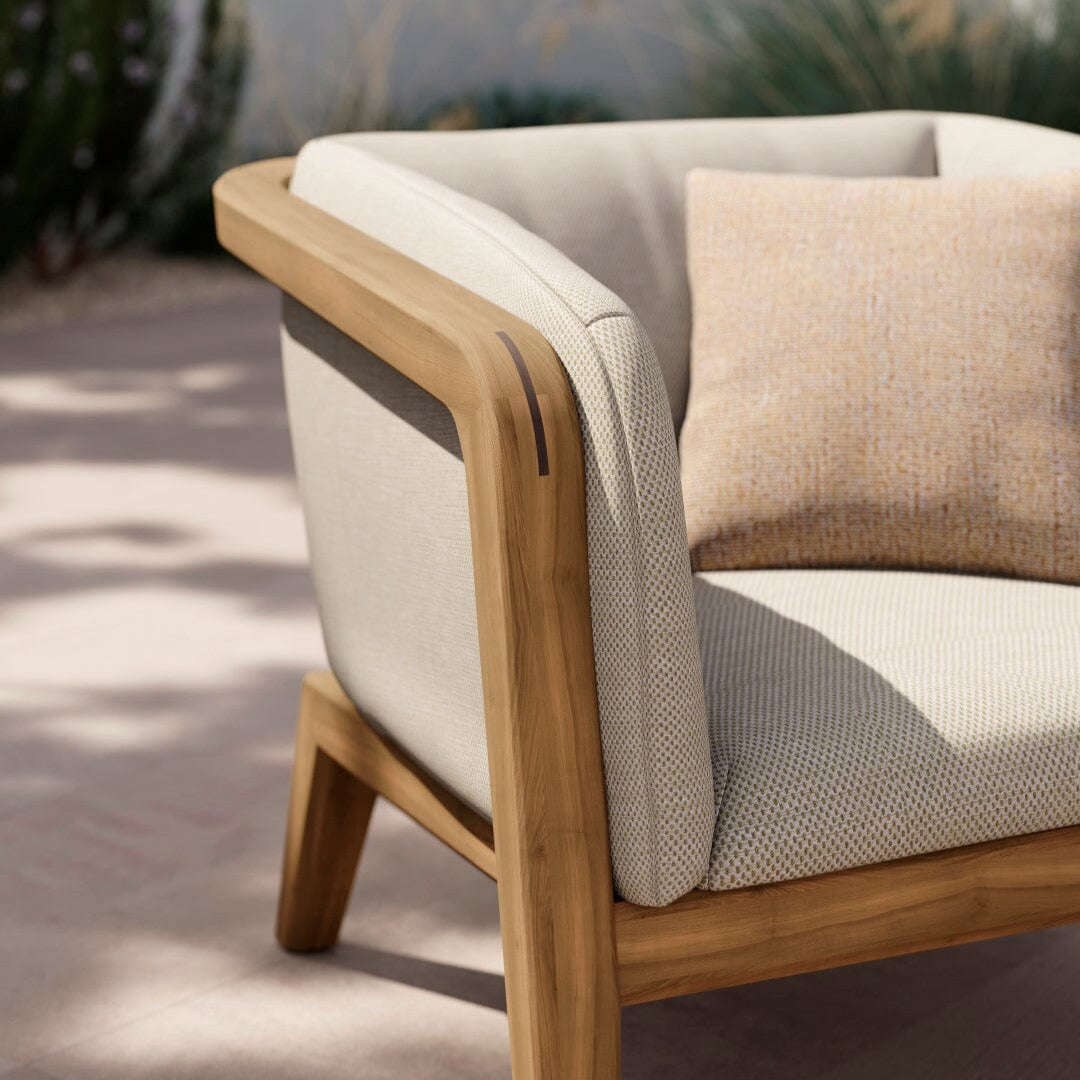 Manutti Sunrise Fauteuil club 1-Seater, coussins en sus