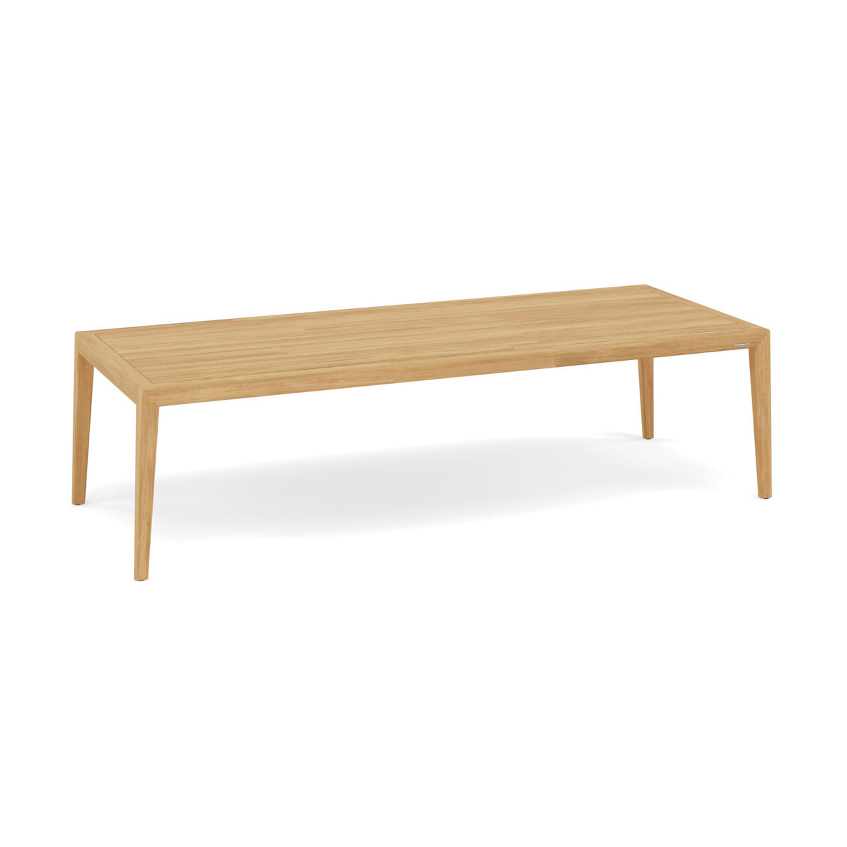 Manutti Sunrise Table 285x110cm D 75h Hauteur: 75cm Teak Brushed (HFTB) + Teak Brushed (2H36)