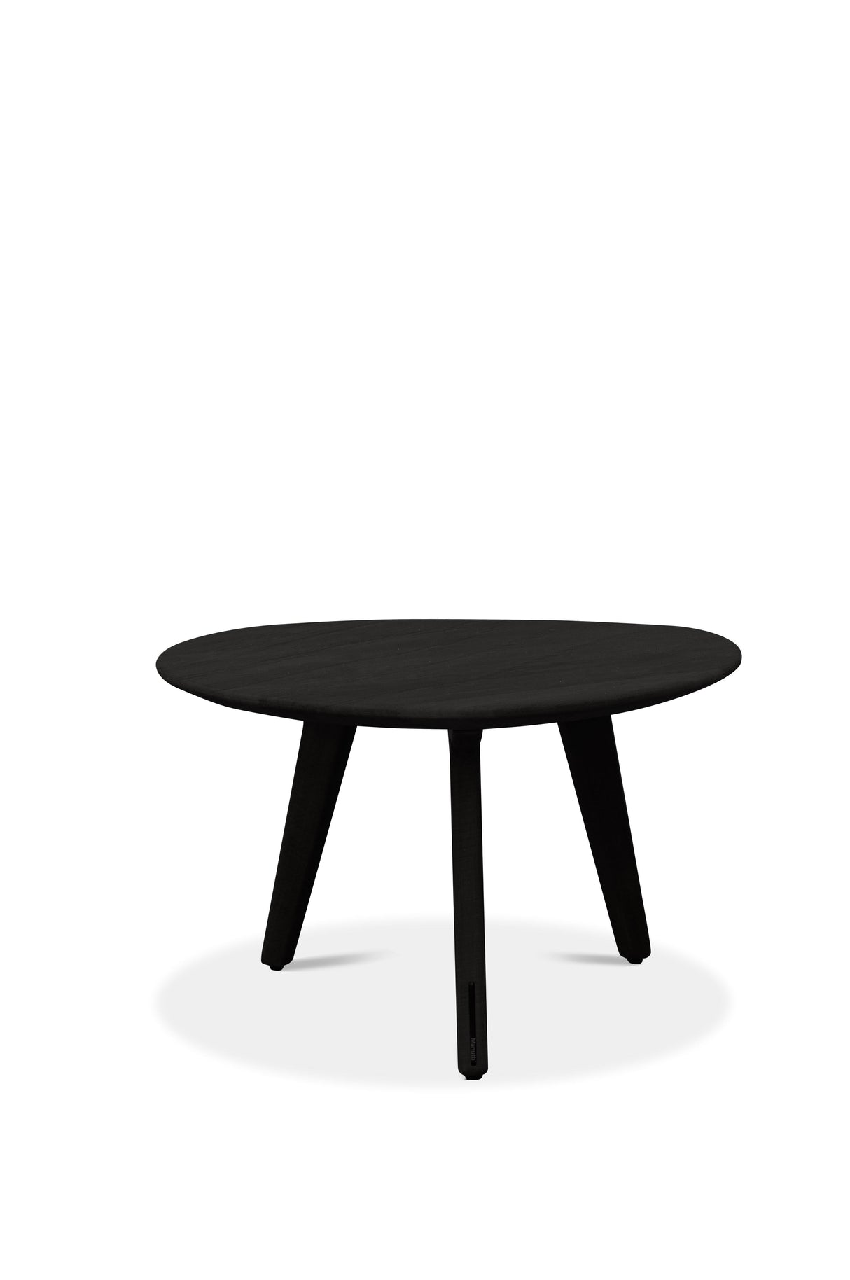 Manutti Torsa Organic Table basse Ø60cm Hauteur: 35cm Teak nero