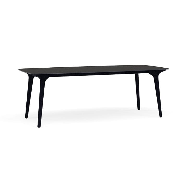 Manutti Torsa Table 264x118cm M 90h Hauteur: 90cm Teak nero Céramique Basalt Black 12mm (5K67)
