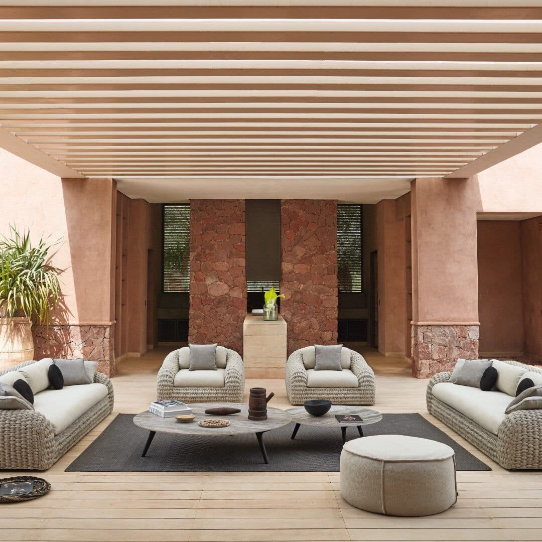 Manutti Torsa Table ø100cm A 25h Hauteur: 25cm