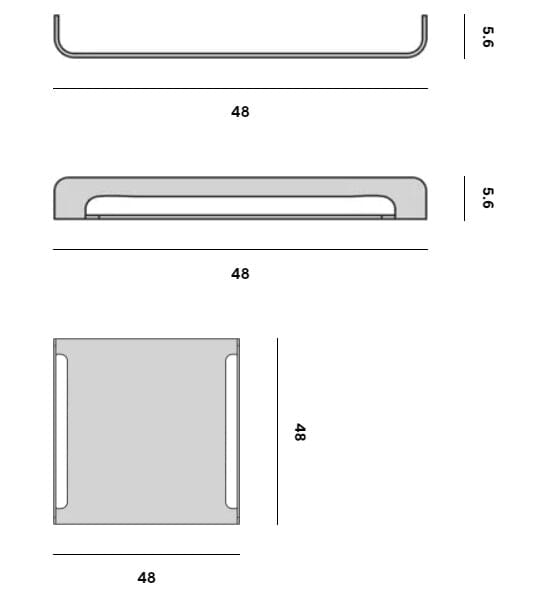Manutti Tray 48x48cm