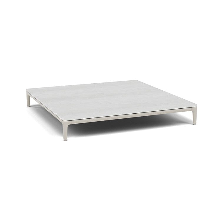 Manutti Zendo Sense Coffee Table 96x96cm H:15cm Flint AF13 Ceramic Perla 12mm 5K66