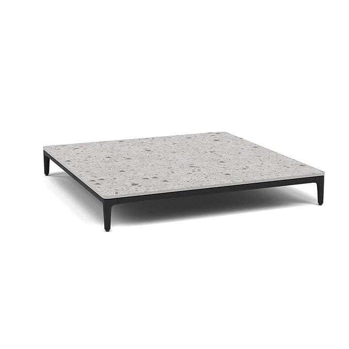 Manutti Zendo Sense Coffee Table 96x96cm H:15cm Lava AF10 Ceramic Fossil 12mm 5K53
