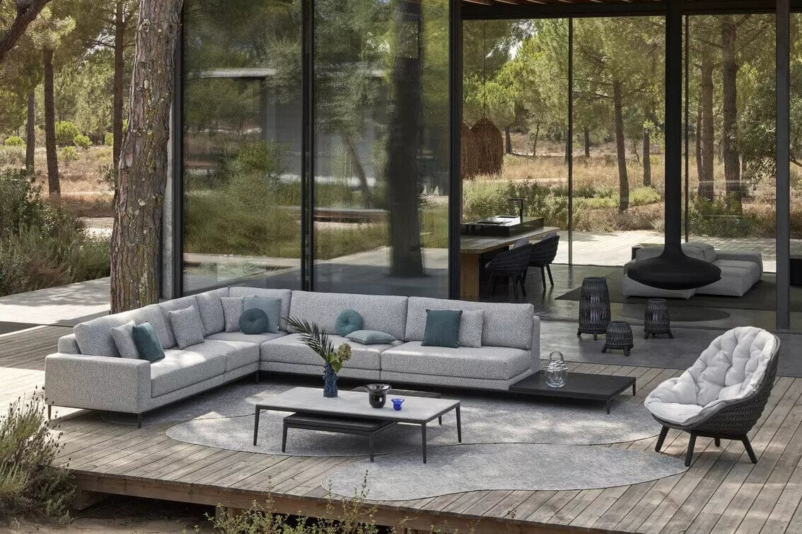 Manutti Zendo Sense Outdoor Coffee Table 96x96cm H:25cm