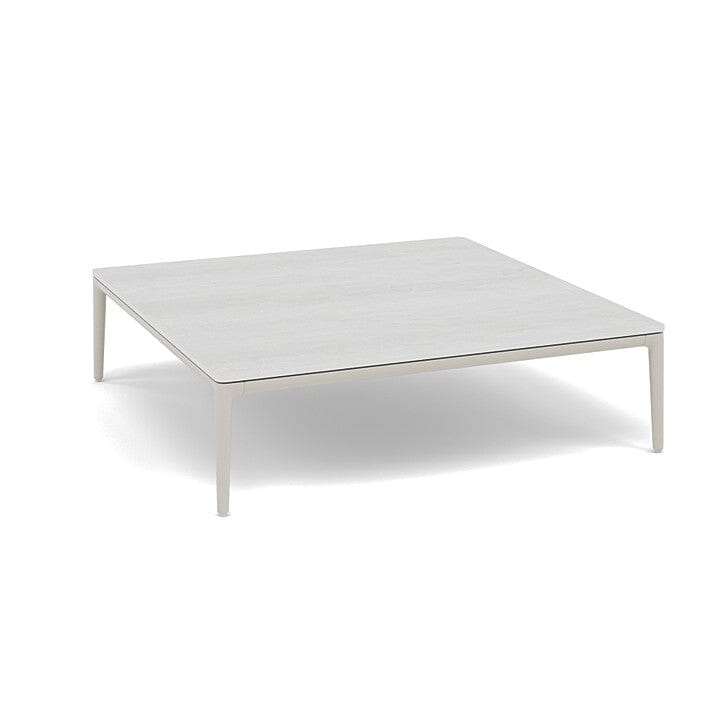 Manutti Zendo Sense Outdoor Coffee Table 96x96cm H:25cm Flint AF13 Ceramic Perla 12mm 5K66