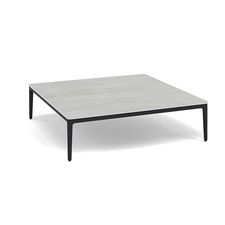 Manutti Zendo Sense Outdoor Coffee Table 96x96cm H:25cm Lava AF10 Ceramic Concrete 12mm 5K68