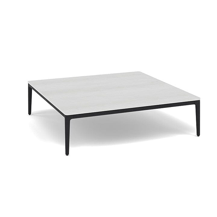 Manutti Zendo Sense Outdoor Coffee Table 96x96cm H:25cm Lava AF10 Ceramic Perla 12mm 5K66