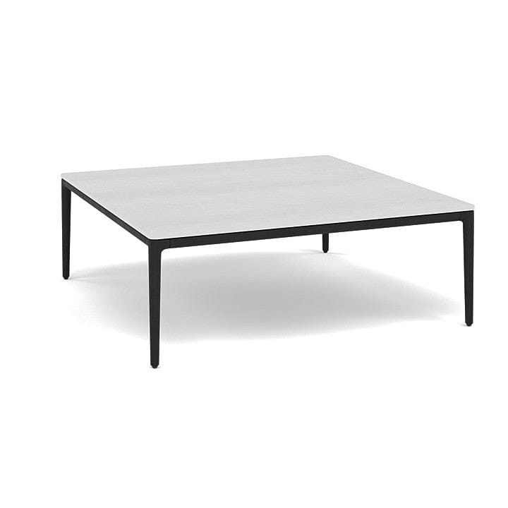 Manutti Zendo Sense Outdoor Coffee Table 96x96cm H:35cm Lava AF10 Ceramic Perla 12mm 5K66