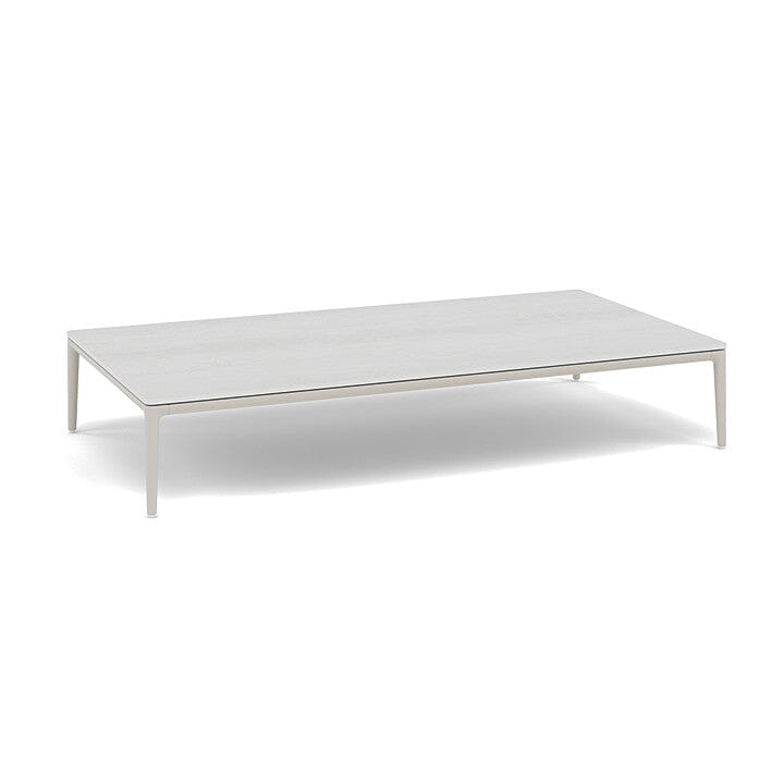 Manutti Zendo Sense Outdoor Side Table 150x80cm H:25cm Flint AF13 Ceramic Perla 12mm 5K66