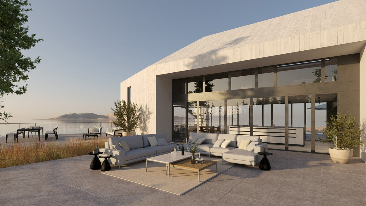 Manutti Zendo Sense Outdoor Side Table 150x80cm H:35cm