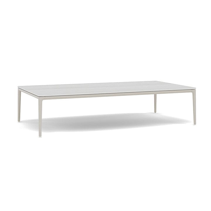 Manutti Zendo Sense Outdoor Side Table 150x80cm H:35cm Flint AF13 Ceramic Perla 12mm 5K66
