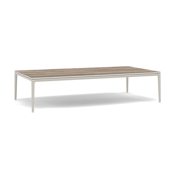 Manutti Zendo Sense Outdoor Side Table 150x80cm H:35cm Flint AF13 Ceramic Travertin 12mm 5K54