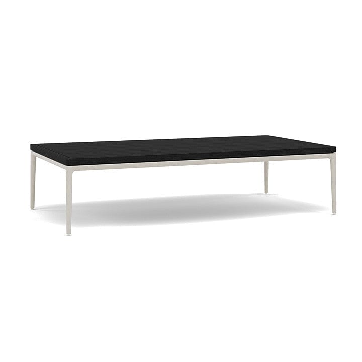 Manutti Zendo Sense Outdoor Side Table 150x80cm H:35cm Flint AF13 Teak Scuro 2H37