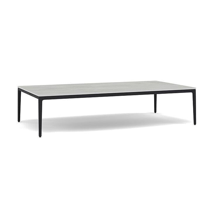 Manutti Zendo Sense Outdoor Side Table 150x80cm H:35cm Lava AF10 Ceramic Concrete 12mm 5K68