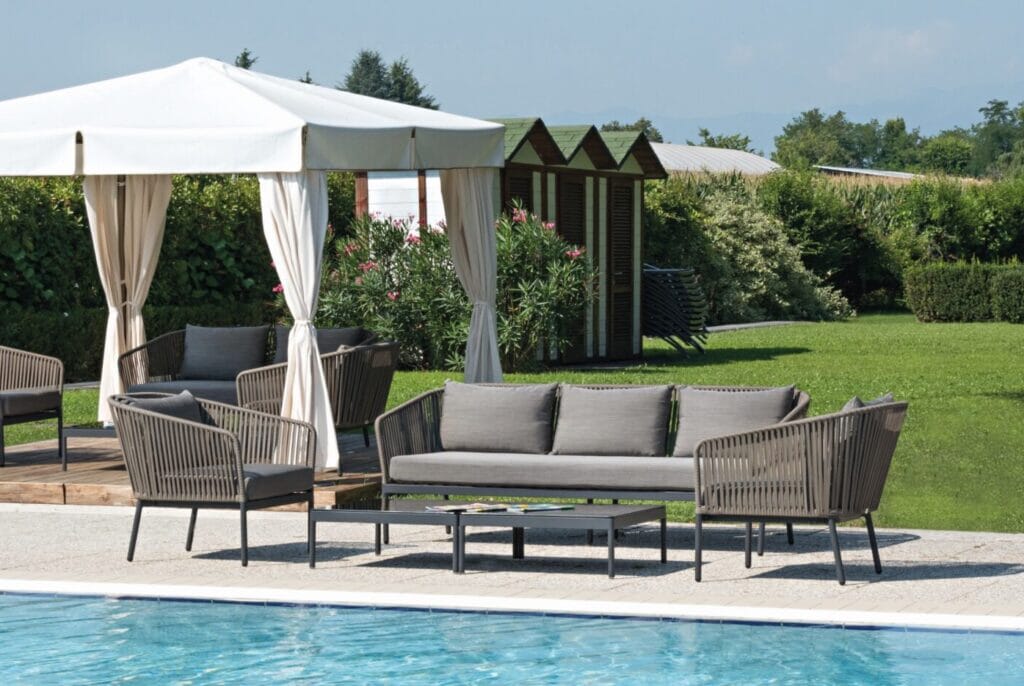 Mazuvo Bergen Fauteuil Club Lounge avec coussins