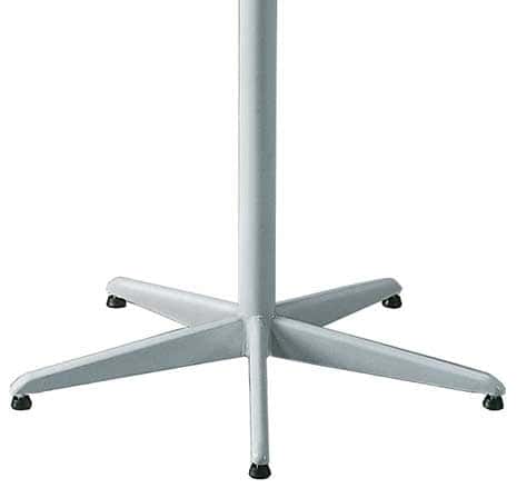 Mazuvo Deluxe Pied bistro rabattable 5 branches H:72cm Galvanisé Thermolaqué Gris Argent