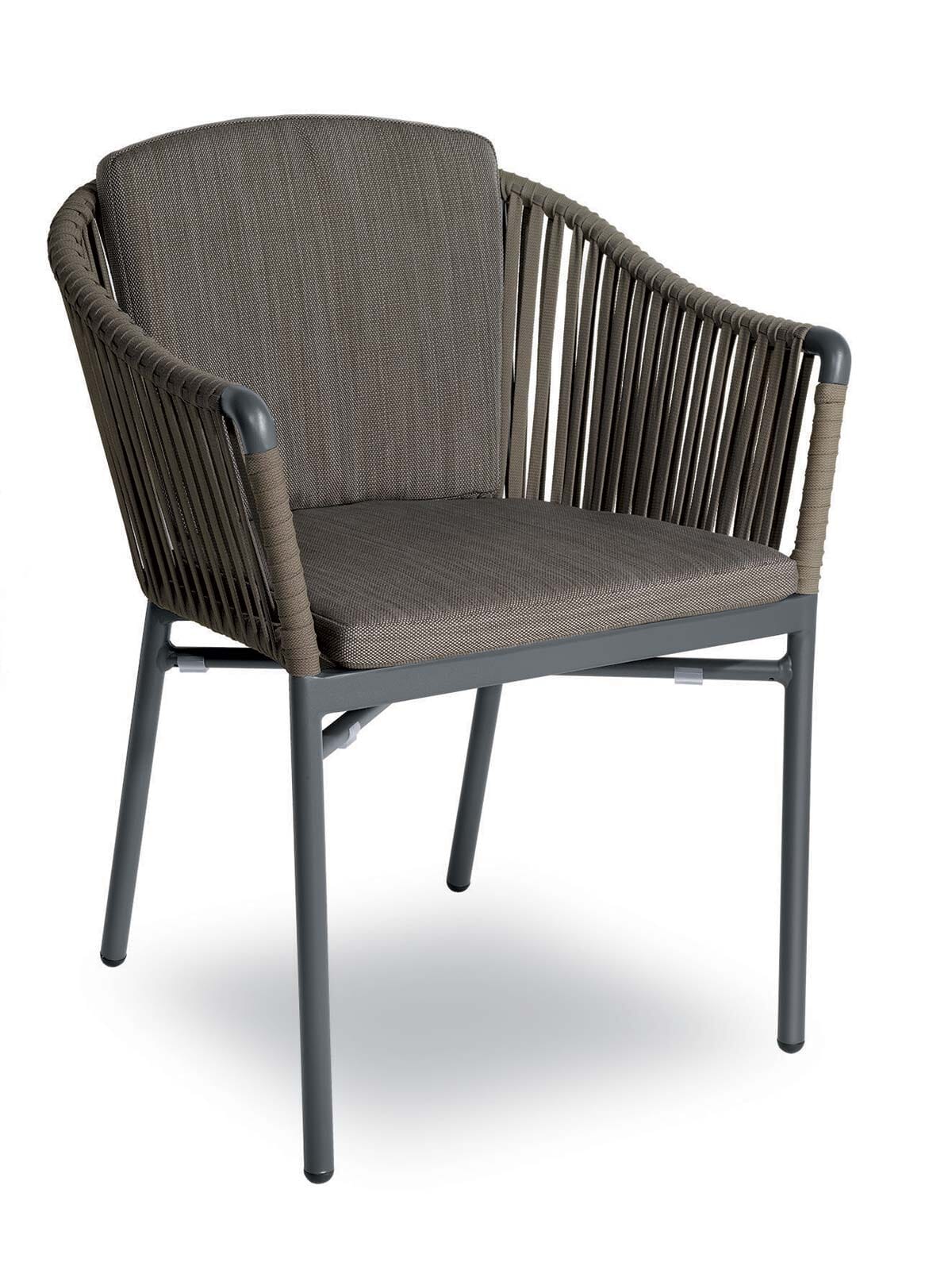 Mazuvo Evita Fauteuil repas avec coussin