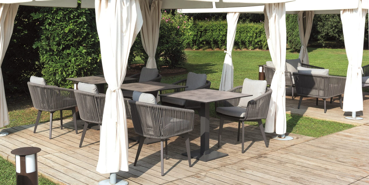 Mazuvo Lady Fauteuil repas, coussins inclus