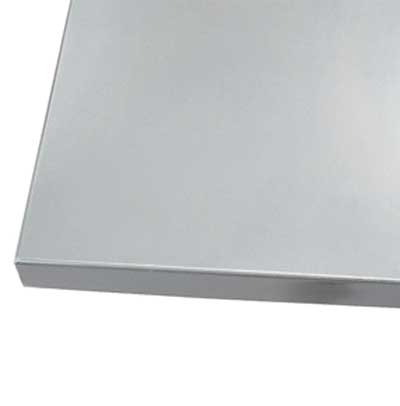 Mazuvo Plateau Tôle 80x80cm Aluminium