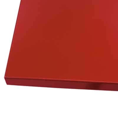 Mazuvo Plateau Tôle 80x80cm Red