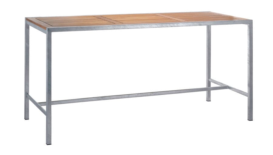 Mazuvo Quadro Teak Table haute 220x80cm H:110cm