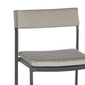 Metris Set de coussins Assise Dossier pour Tabouret de bar Flax C579