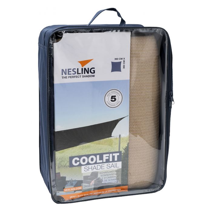 Nesling Coolfit Voile d'ombrage Triangulaire 3.6m Sand