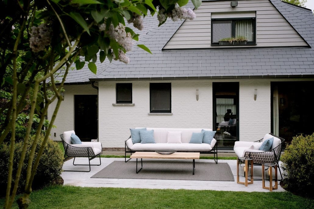 PB Casual Antwerp Table basse 150x80cm H:36cm Plateau teck