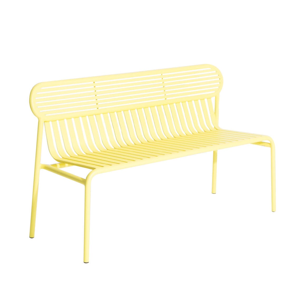 Petite Friture Week-end Banc de jardin Jaune