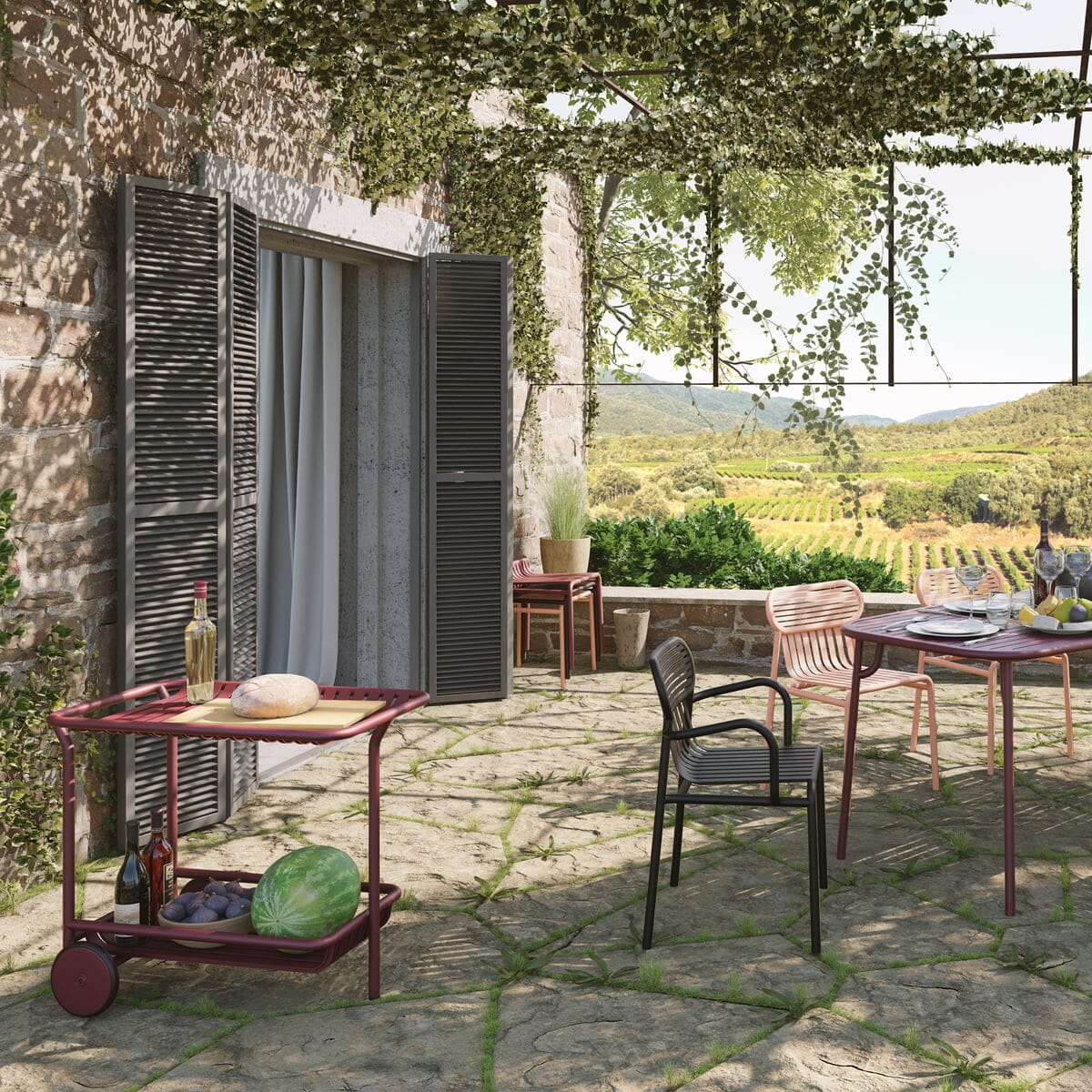 Petite Friture Week-end Chaise sans accoudoirs