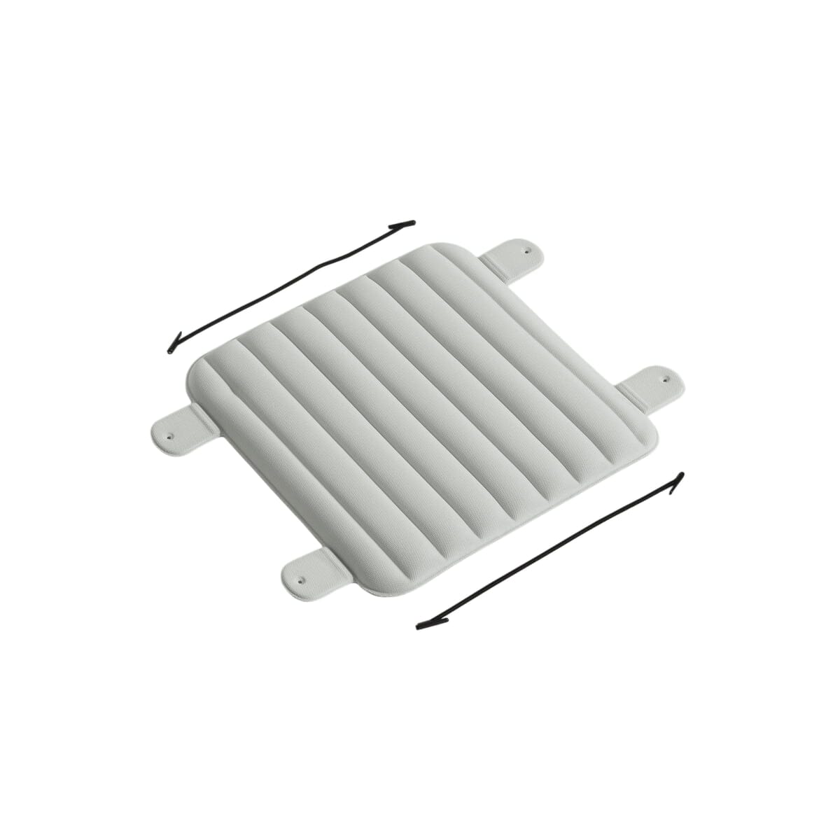 Petite Friture Week-end Coussin d'assise 50x37cm Gris Perle