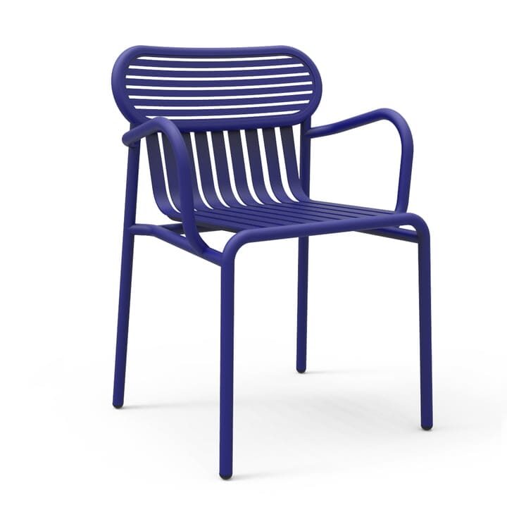 Petite Friture Week-end Fauteuil Bridge avec accoudoirs Bleu